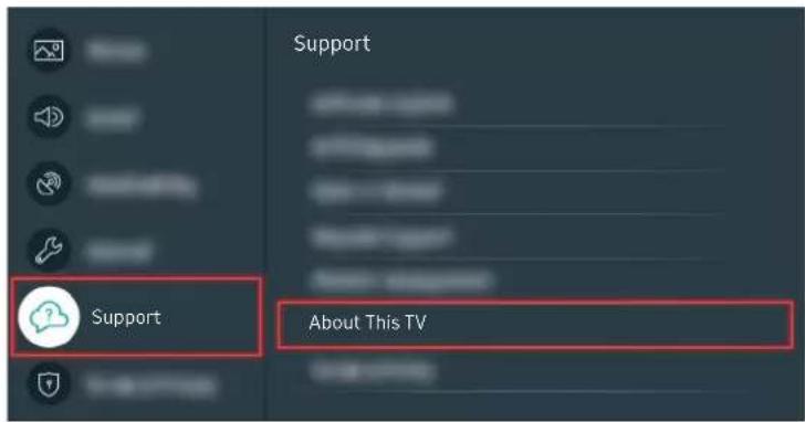 SAMSUNG UA75TU7000G - Updating the latest TV's software - 5