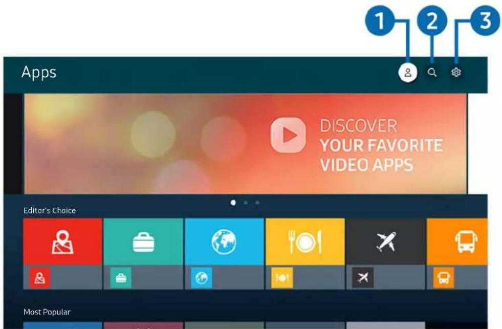 SAMSUNG UA75TU7000G - > Apps - 1