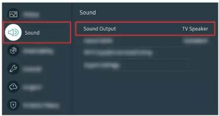 SAMSUNG UA75TU7000G - When no sound comes out of the TV, or the sound is breaking up - 5