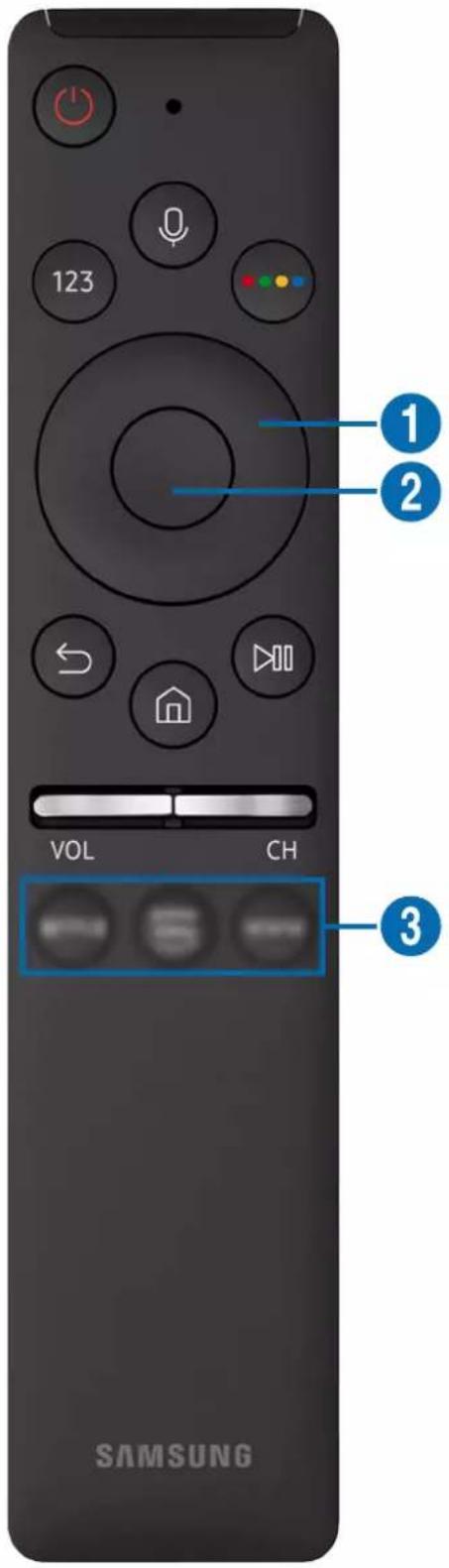 SAMSUNG QA65Q80RAG - About the Samsung Smart Remote (UHD TV) - 2