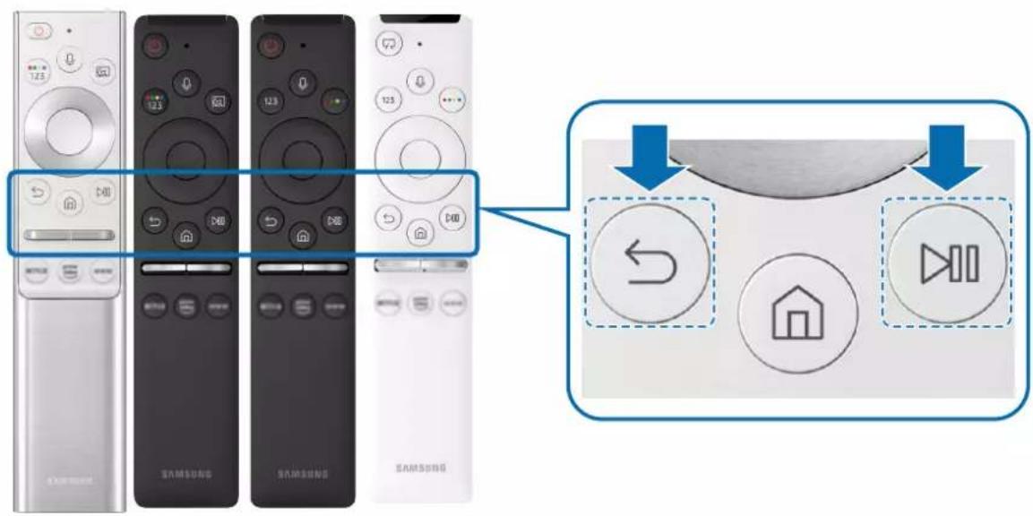 SAMSUNG QA65Q80RAG - Connecting the Samsung Smart Remote to the TV - 1