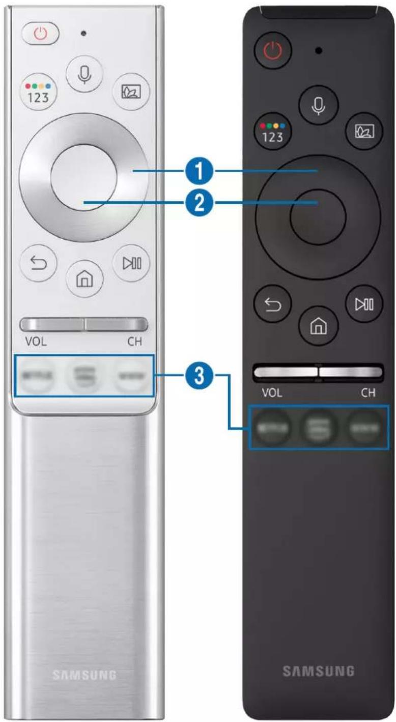 SAMSUNG QA65Q80RAG - About the Samsung Smart Remote (QLED TV and The Serif) - 1