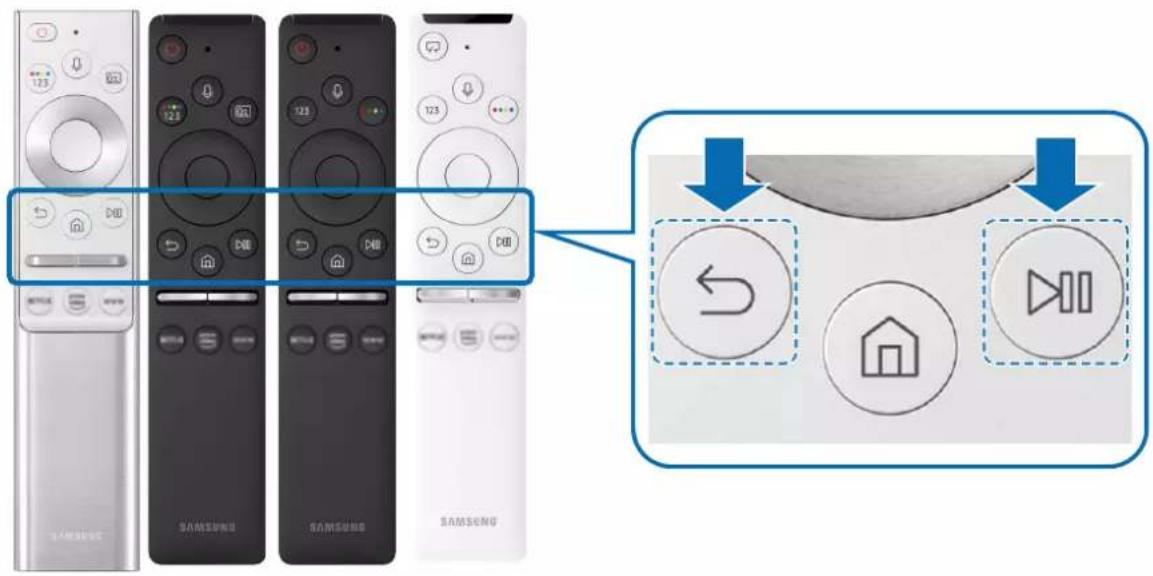 SAMSUNG QA65Q80RAG - Connecting the Samsung Smart Remote to the TV - 1