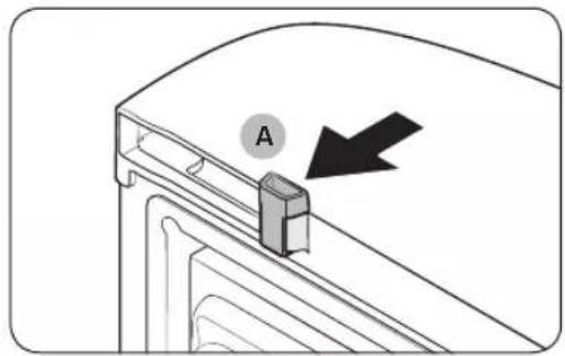 SAMSUNG RR22R383ZCU - STEP 4 Remove the shipping switch cover - 1