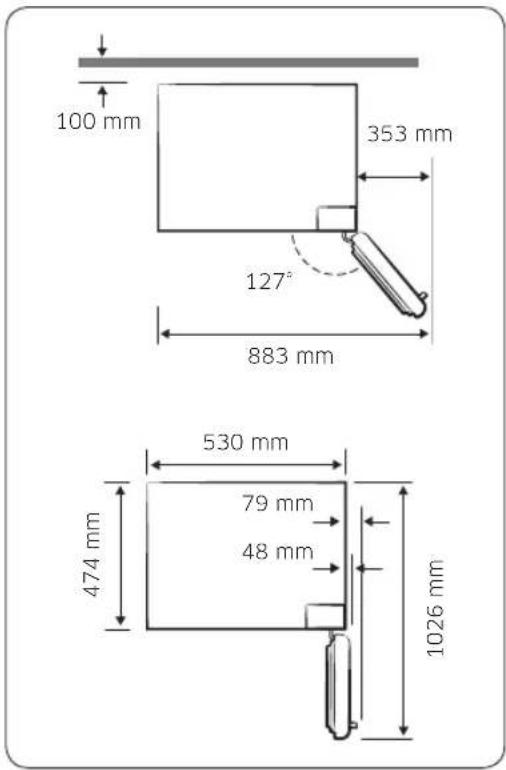 SAMSUNG RR19M20A2RH - Installation - 1