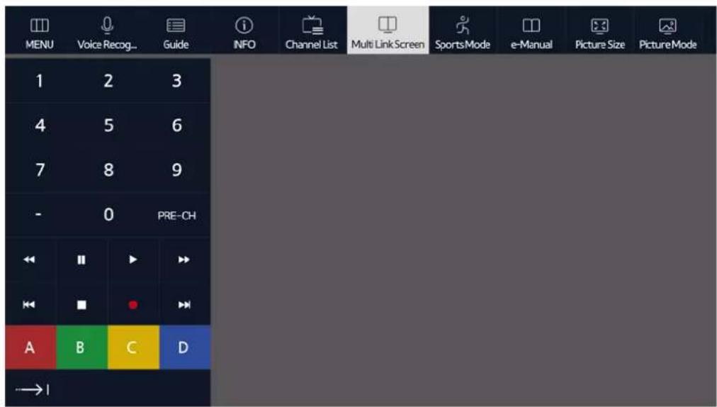 SAMSUNG UA48JU6680G - Displaying and using the On-screen Remote - 1