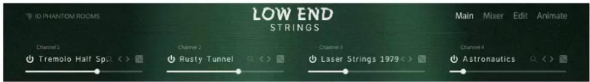 NATIVE INSTRUMENTS Low End Strings - Four layers - 1