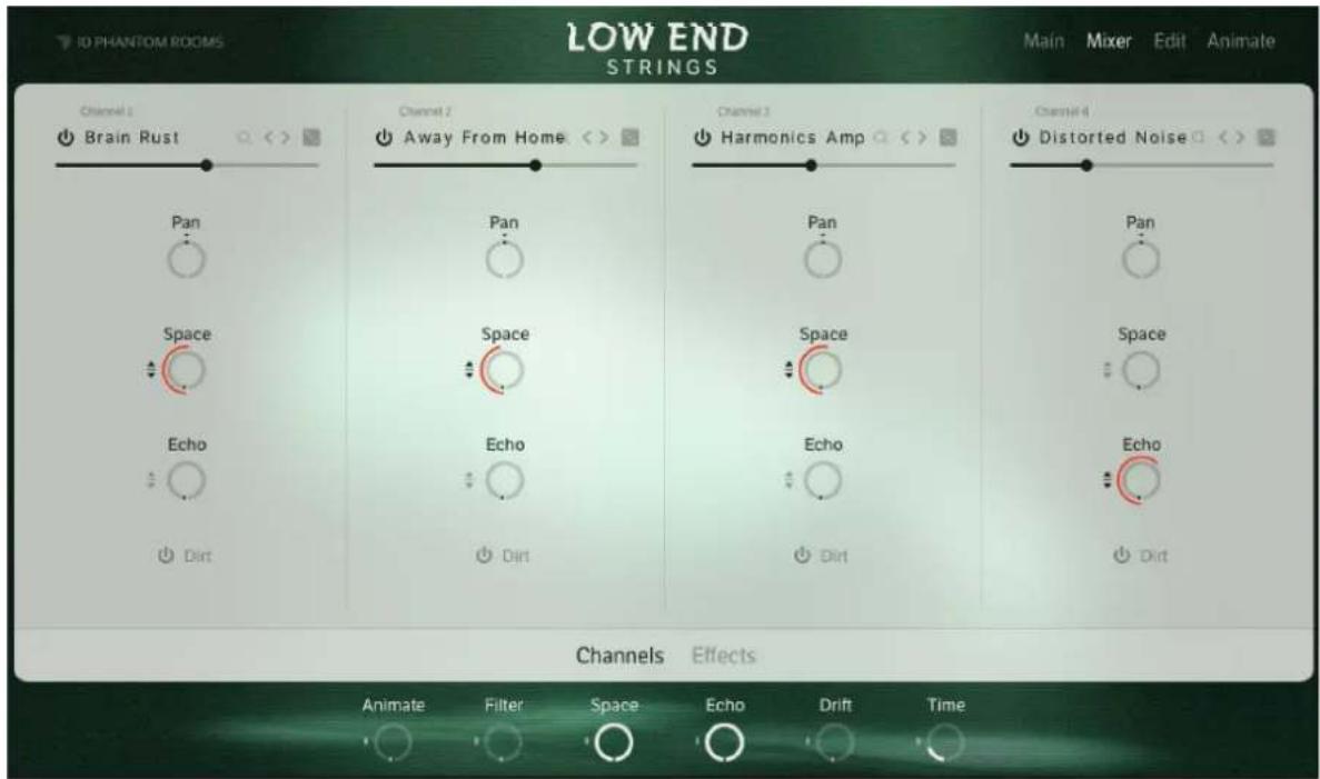 NATIVE INSTRUMENTS Low End Strings - Mixer page - 1