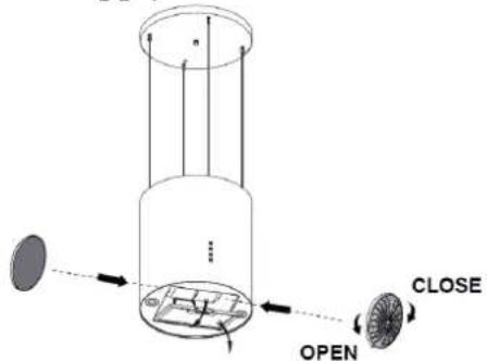Cookology HICYL351COP - CARBON FILTER - 3