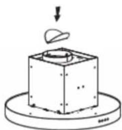 Cookology TUB350SS - MOUNTING OF THE V-FLAP - 7