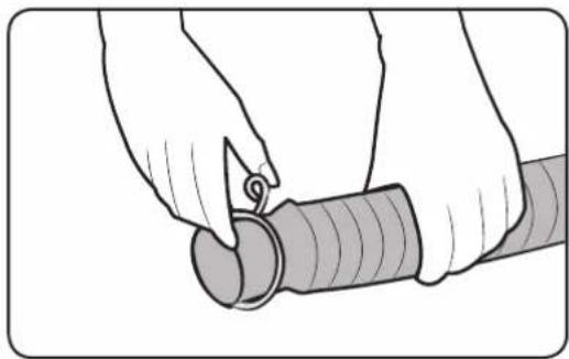 SAMSUNG WA65M4500HP - STEP 4 Position the drain hose - 1