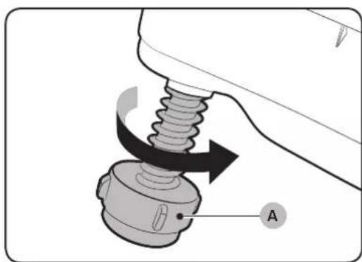 SAMSUNG WA65M4500HP - STEP 2 Adjust the levelling feet - 1