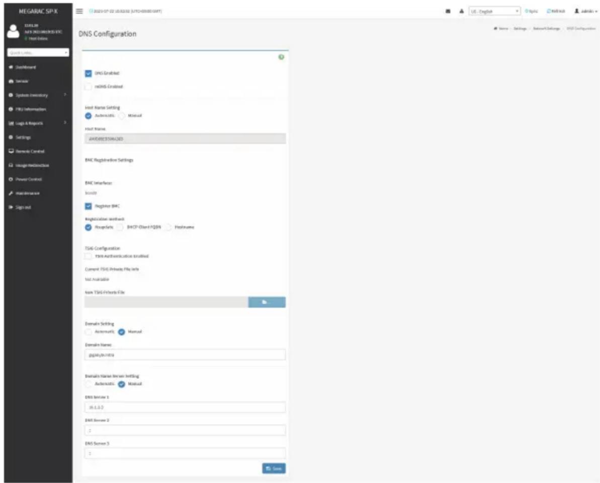 GIGABYTE TO15-S40 - DNS Configuration - 1