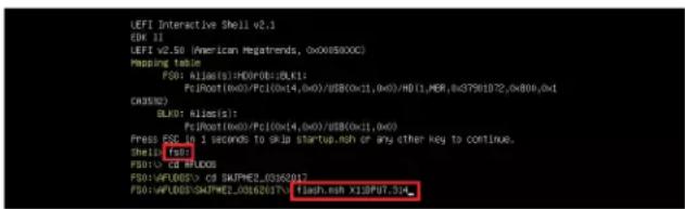 Supermicro X11SDS-8C - D.3 Recovering the Main BIOS Block with a USB Device - 9