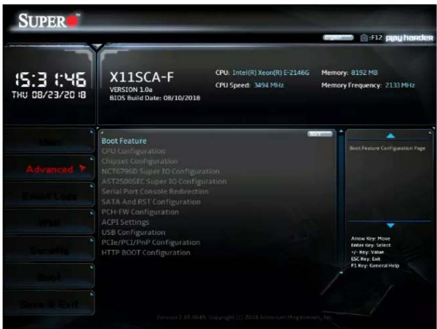Supermicro X11SCA-W - Advanced - 2