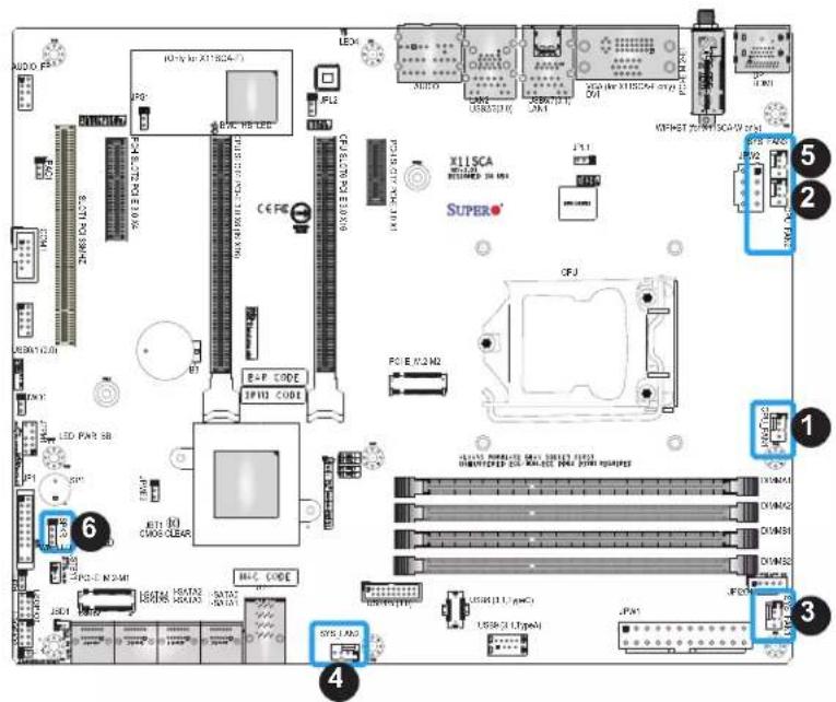Supermicro X11SCA-W - Speaker/Buzzer Header - 1
