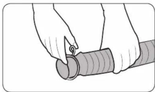 SAMSUNG WA10C14545BV - STEP 4 Position the drain hose - 1