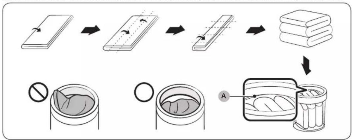 SAMSUNG WA10C14545BV - To input a blanket - 1