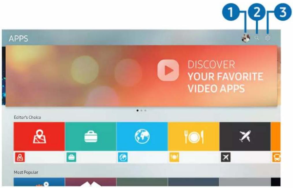 SAMSUNG UA65LS003AG - >APPS - 1