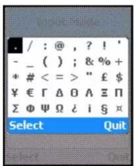 INNOSTREAM INNO A10 - Symbols input mode - 1