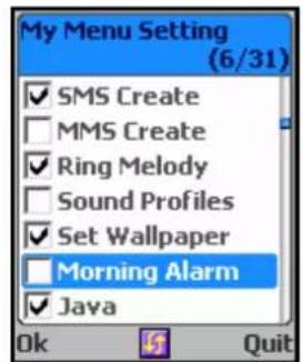 INNOSTREAM INNO A10 - My Menu Setting - 2