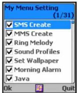 INNOSTREAM INNO A10 - My Menu Setting - 1