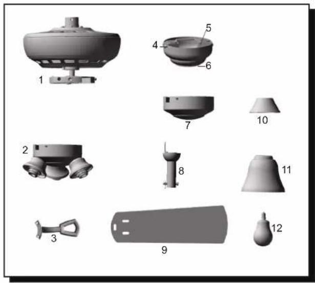 HONEYWELL Springhill 50185 - PACKAGE CONTENTS - 1