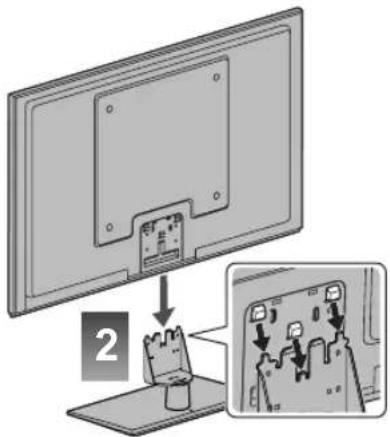 PANASONIC Viera TH-L50ET60M - ■ Assembling the pedestal - 2