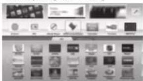 PANASONIC Viera TH-L50ET60M - Access [APPS list] and select a feature - 2