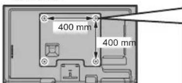 PANASONIC Viera TH-L50ET60M - ■ When using the wall-hanging bracket - 1