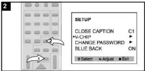 Emerson DTE351 - PARENTAL CONTROL SET-UP: - 2