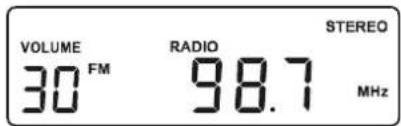 VOLUME 30 FM RADIO 98.7 STEREO MHz