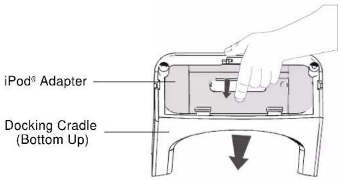 iPod® Adapter Docking Cradle (Bottom Up)