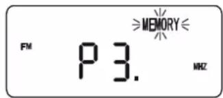 ≥MEMORY≤ FM P3. MHz