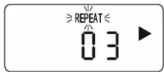 ≥ REPEAT ≤ 03 ▶