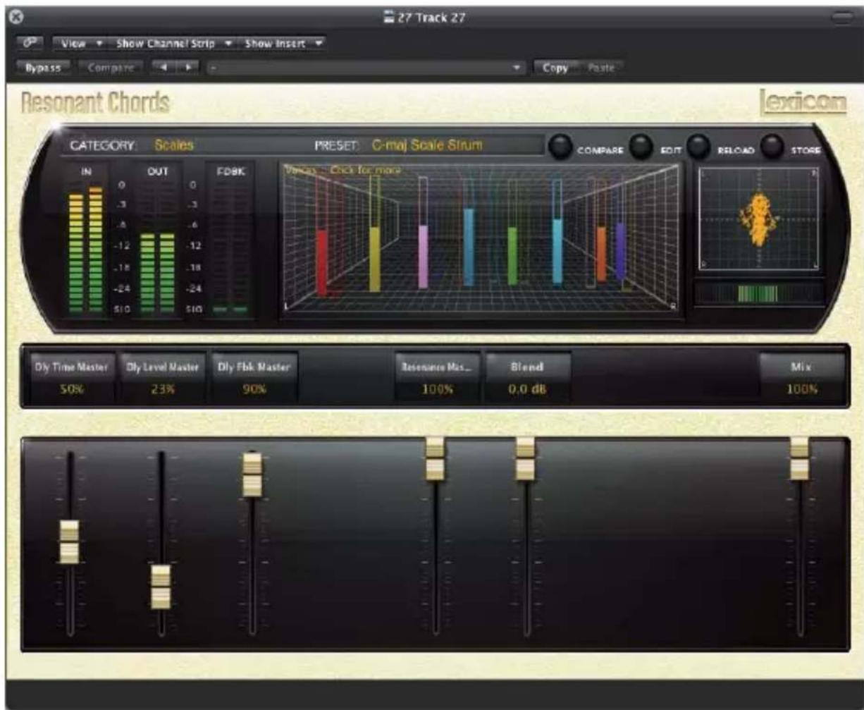 LEXICON PCM Native Resonant Chords - Storing and Managing Presets - 1