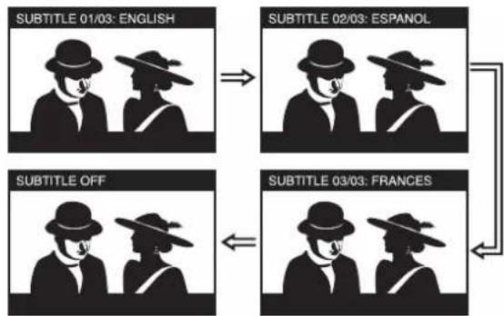 Emerson DTE329 - Changing Subtitle Language - 1