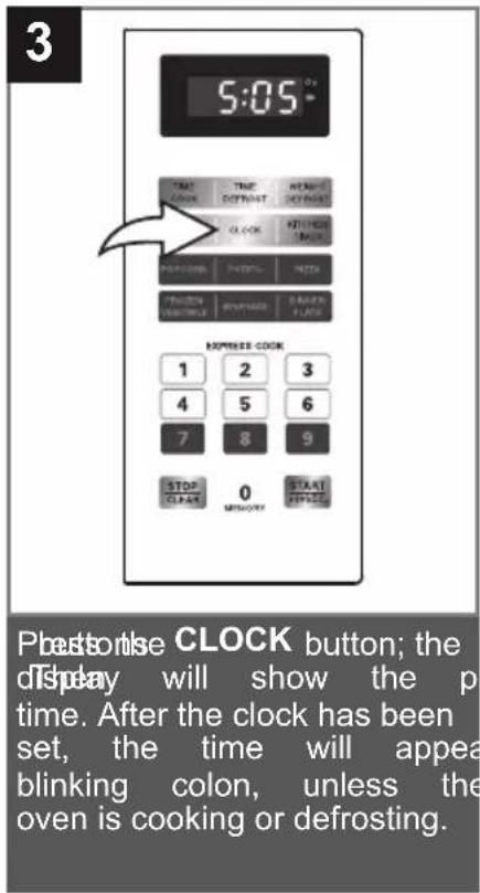 Emerson ER105001 - SETTING THE CLOCK - 3