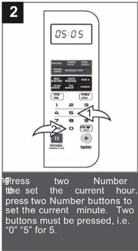 Emerson ER105003 - SETTING THE CLOCK - 2