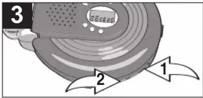 Emerson DTE515 - TO INSERT AND PLAY A CD - 3