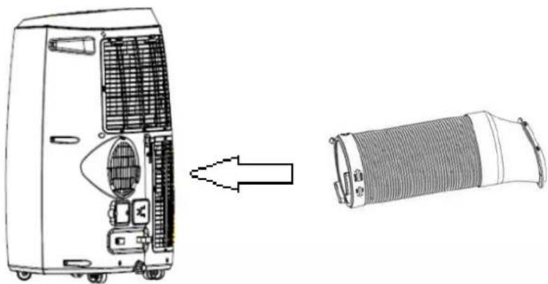 Climachill PAC12J - Attaching Exhaust Hose to Unit - 1