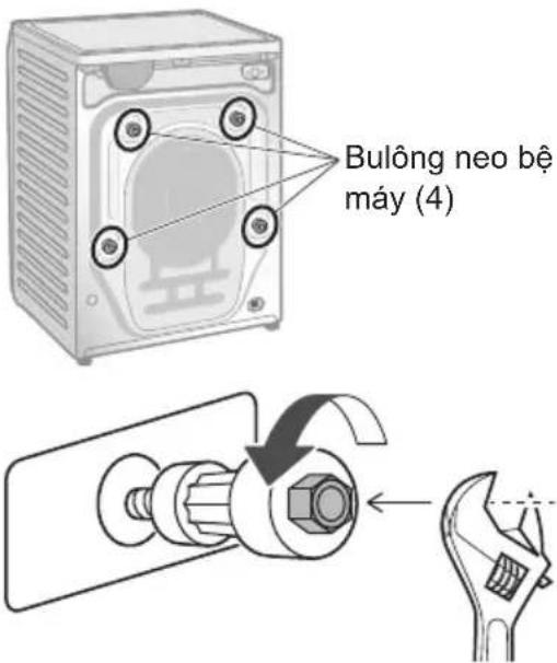 PANASONIC NA-V95FR1BVT - Tháo các bulông neo bộ máy - 1