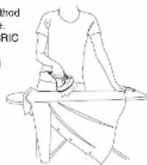 PANASONIC SonicChef NI-GSK1 - → HOW TO USE AS A HORIZONTAL STEAM IRON - 1
