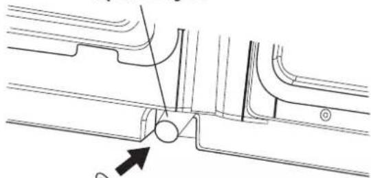 PANASONIC NA-W1250N - Fixation of Drain Hose - 1