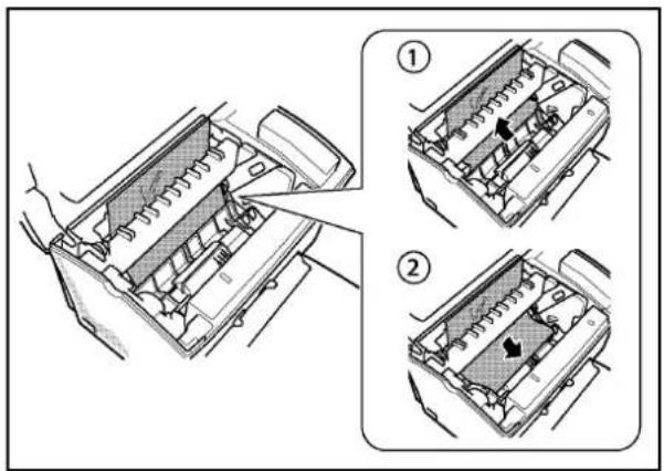 XEROX FaxCentre F116L - machine paper jam - 8