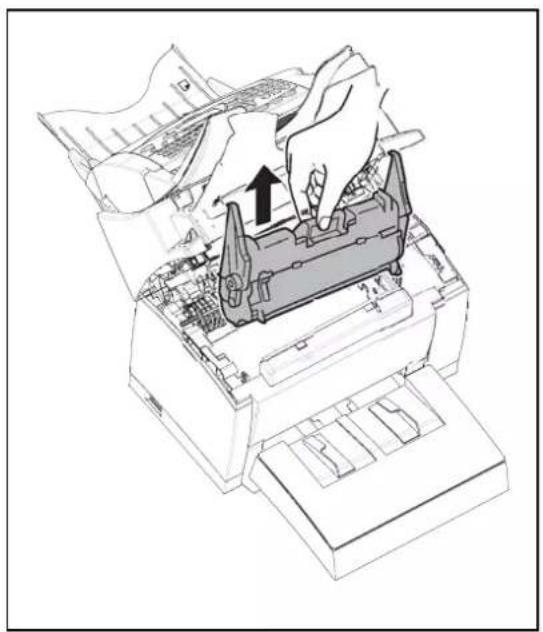 XEROX FaxCentre F116L - Replacing the drum cartridge - 7