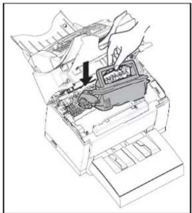 XEROX FaxCentre F116L - Replacing the drum cartridge - 22