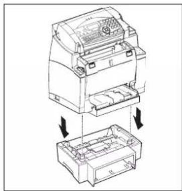 XEROX FaxCentre F116L - INSTALLING THE SECOND PAPER CASSETTE UNIT (OPTION) - 2