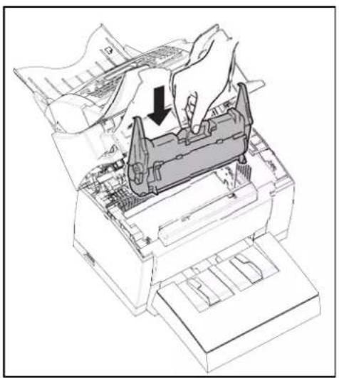 XEROX FaxCentre F116L - Replacing the drum cartridge - 15