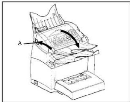 XEROX FaxCentre F116L - Cleaning the scanner's glass - 1